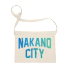 JIMOTOE Wear Local Japanの中野区 NAKANO CITY ロゴブルー サコッシュ