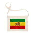 DRIPPEDのRASTAFARI LION FLAG-エチオピア帝国の国旗- Tシャツ Sacoche