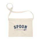 LONESOME TYPE ススのSPOON (NAVY) Sacoche