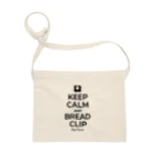 【予告】Tシャツ1,000円引きセール★6月8日(土)12:00スタート！！！★kg_shopのKEEP CALM AND BREAD CLIP [ブラック] Sacoche