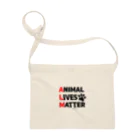 HGA48 動物愛護チャリティーグッズのAnimal Lives Matter サコッシュ