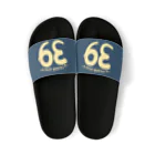 イラスト MONYAAT の39 Thank you A スリッパC Sandals