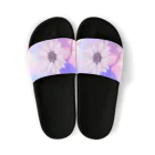 那須華蓮のSUZURIの絵の具で水やりしたら紫に育った Sandals