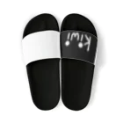 near blackのblack as blood Sandals