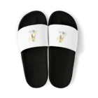 Cockatiel PartYのCockatiel PartYビッグロゴアイテム(ロゴ黒文字) Sandals