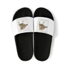 nekousagi*∩..∩の忠猫マチくん(ロゴ入り) Sandals