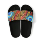 Erika_ArtistryのPsychede Calico #1 Sandals