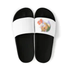 henohenomohejiadの筋トレしているハムスター Sandals