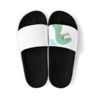 サウルス工房のかわいいブラキオサウルス Sandals