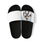 summerのショップのかっこいいロボットのイラストグッズ Sandals