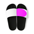 A. fashion apparelのoptical illusion pink Sandals