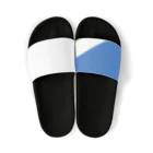 minimaltのミニマリズムデザインな気分　青と緑 Sandals