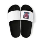 3tomo6's shopの赤い水晶 Sandals