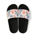 ファンシーTシャツ屋のパステルカラーの花束 Sandals