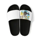 アカギソウシのあかちゃんらっこ Sandals