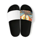 Q_kyuのオールドタペストリー Sandals