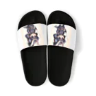 戦国時代マニアのデフォルメ島津義弘君 Sandals