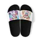 happiness_shopの踊るかわいいシーズー犬 Sandals