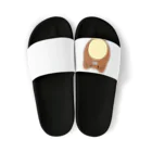 ばさぱん　web storeのアニマルボール　くまちゃん Sandals