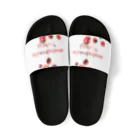 madre_tochigiのmadre_tocigi いちご柄 Sandals