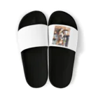 8-Bit Oasisのcoffee dog Sandals