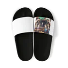 kurohituji-33のBLACKＳＨＥＥＰ Sandals