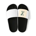 ロゴショップのナイフフォークロゴ2 Sandals