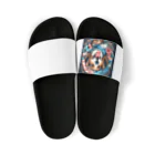 a.t.storeのアメリカンな犬 Sandals