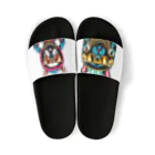 papi&biaのラッパーフレンチブルドッグ Sandals