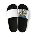 二宮大輔のスケートボードカエル Sandals