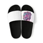 tenchan77のカラフル猫 Sandals