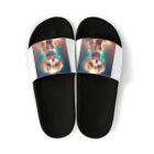 pompomダンスの小犬のぽちくん！ Sandals