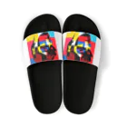 naviyのpop art rainbow  woman Sandals