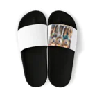 kilkoameaのかわいさ満点おさんぽチワワ兄弟 Sandals