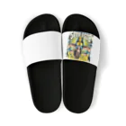 GraphicGleamCraftの筋肉女子（最終形態） Sandals