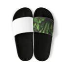 UshunのグリーンT Sandals