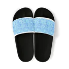 謎モノ店の長い濃い氷柄 Sandals