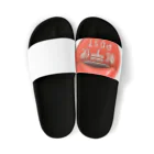 Ashidoriの赤い丸型の郵便ポスト Sandals