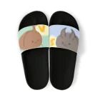 ますだわみのカブトムシvsクワガタ Sandals