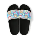 居眠りふにゃこのパンダちゃんいっぱい宇宙とつながるよ Sandals