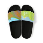 深夜の山奥の秋のやまやま Sandals