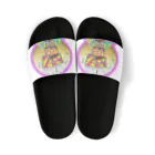 693ぽっぷクリエイティブの真実の世界ピンクレイヤー Sandals