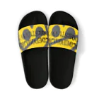 まるぴのミチビキ Yellow-Skully Sandals