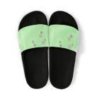 謎はないけど謎解き好きのお店の謎柄の和風グッズA（若緑） / Japanese style goods A inspired by escape room (Light green) Sandals