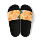 カワウソとフルーツの【forseasons】オレンジ Sandals