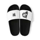 TWINTAIL ONLINE SHOPのTWINTAIL-black skull Sandals