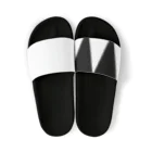 sazanquaのcollar-long black-  Sandals