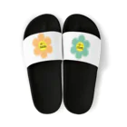 Bepppin3Companyのレトロフラワー★グリーン Sandals