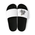 小雪華の福龍文字「龍」 Sandals