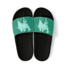 Torinomaの緑の陽気な駱駝くん Sandals